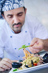 Image showing chef preparing food