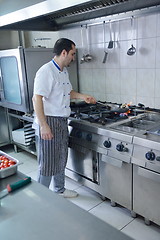 Image showing chef preparing food