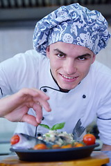 Image showing chef preparing food