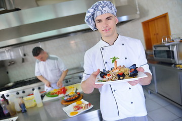 Image showing chef preparing food