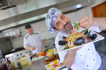 Image showing chef preparing food