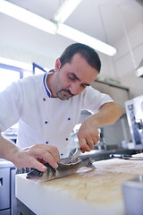 Image showing chef preparing food