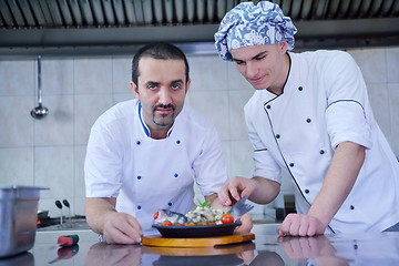 Image showing chef preparing food