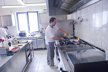 Image showing chef preparing food