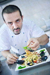 Image showing chef preparing food