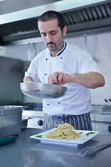 Image showing chef preparing food