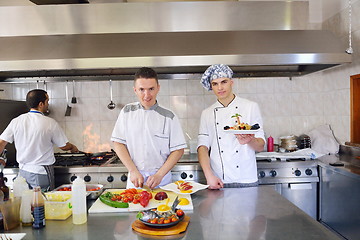 Image showing chef preparing food