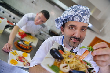 Image showing chef preparing food