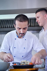 Image showing chef preparing food