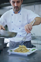 Image showing chef preparing food