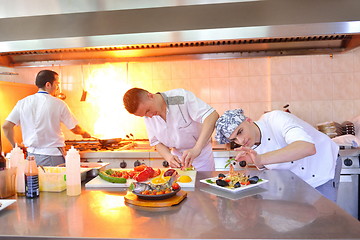 Image showing chef preparing food