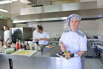 Image showing chef preparing food