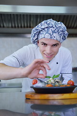 Image showing chef preparing food