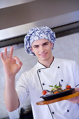 Image showing chef preparing food