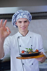 Image showing chef preparing food