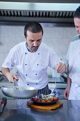 Image showing chef preparing food