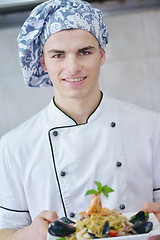 Image showing chef preparing food