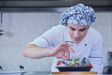 Image showing chef preparing food