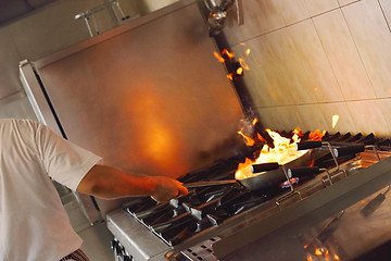 Image showing chef preparing food