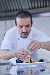 Image showing chef preparing food