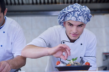 Image showing chef preparing food