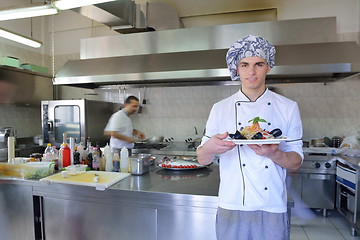 Image showing chef preparing food