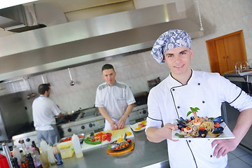 Image showing chef preparing food