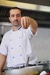 Image showing chef preparing food