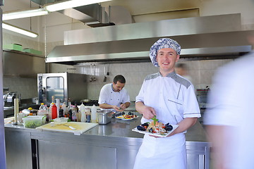 Image showing chef preparing food