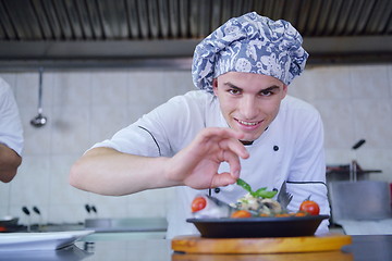 Image showing chef preparing food