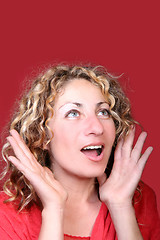 Image showing Surprised woman