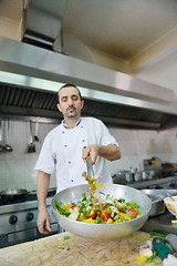 Image showing chef preparing food