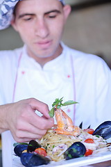 Image showing chef preparing food