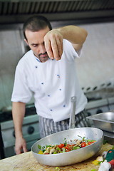 Image showing chef preparing food