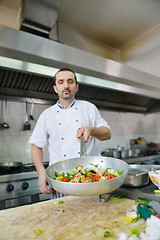 Image showing chef preparing food