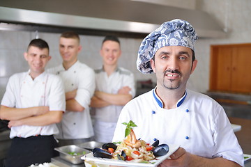 Image showing chef preparing food