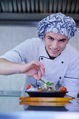 Image showing chef preparing food