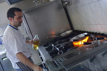 Image showing chef preparing food