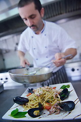 Image showing chef preparing food