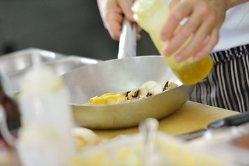 Image showing chef preparing food