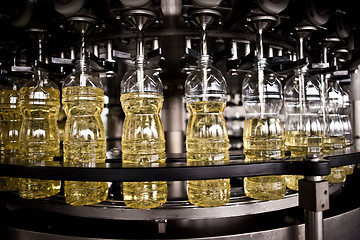 Image showing Factory for the production of edible oils. Shallow DOFF.