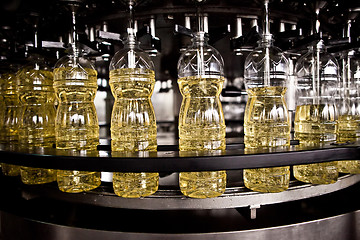 Image showing Factory for the production of edible oils. Shallow DOFF.