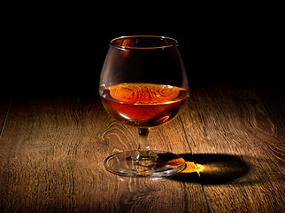 Image showing Cognac in glass