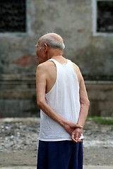 Image showing Elderly chinese man