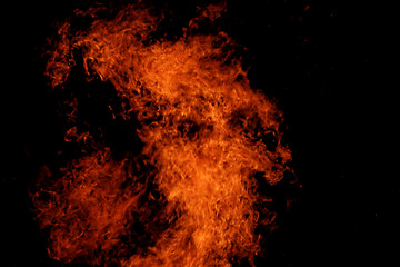 Image showing Fire background