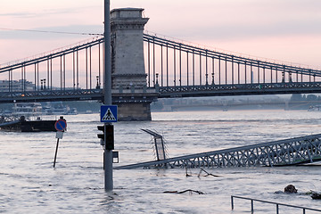 Image showing Danube in Budapest