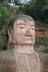 Image showing Grand Buddha statue in Leshan, China