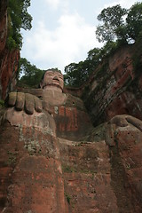 Image showing Grand Buddha statue in Leshan, China