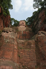 Image showing Grand Buddha statue in Leshan, China