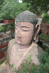 Image showing Grand Buddha statue in Leshan, China